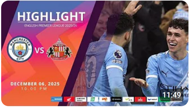 ไฮไลท์ MoNo Max : แมนเชสเตอร์ ซิตี้ 3-0 ซันเดอร์แลนด์